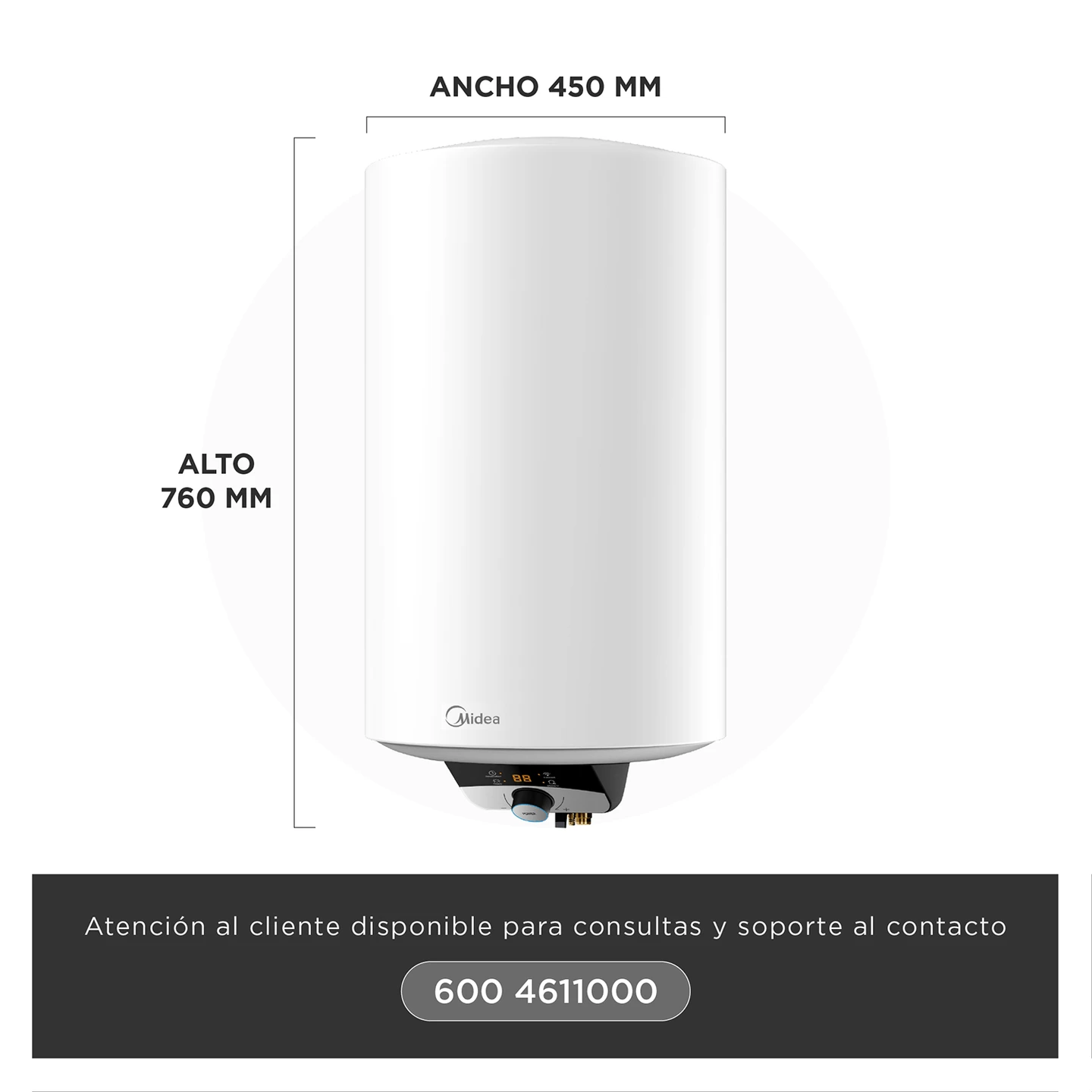 termo eléctrico midea 1500w termo eléctrico midea 1500w